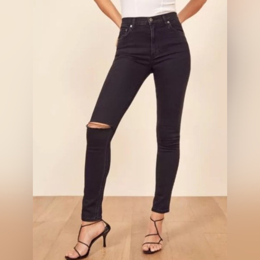 Reformation Destroyed Skinny Jeans
